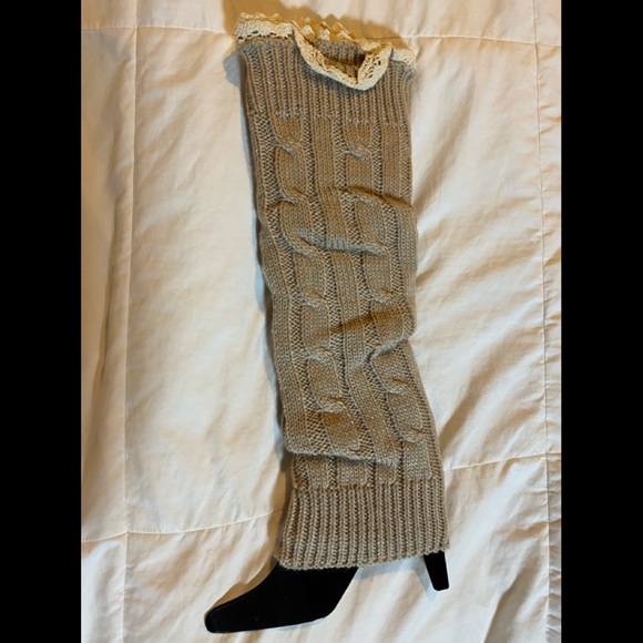 Grey leg warmers - Picture 1 of 1